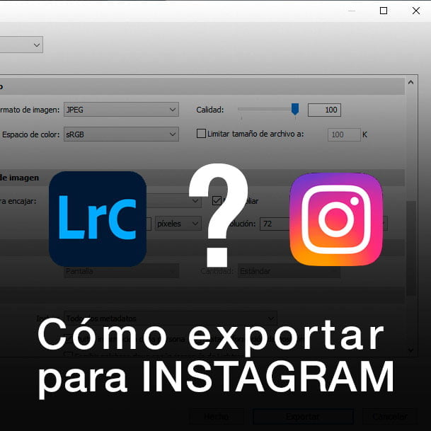 Cómo exportar fotos para subir a instagram desde PC