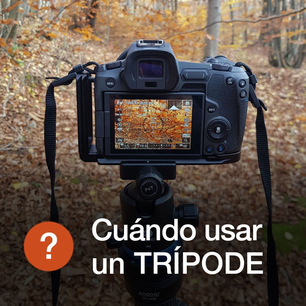 Cuándo usar trípode en fotografía de paisaje
