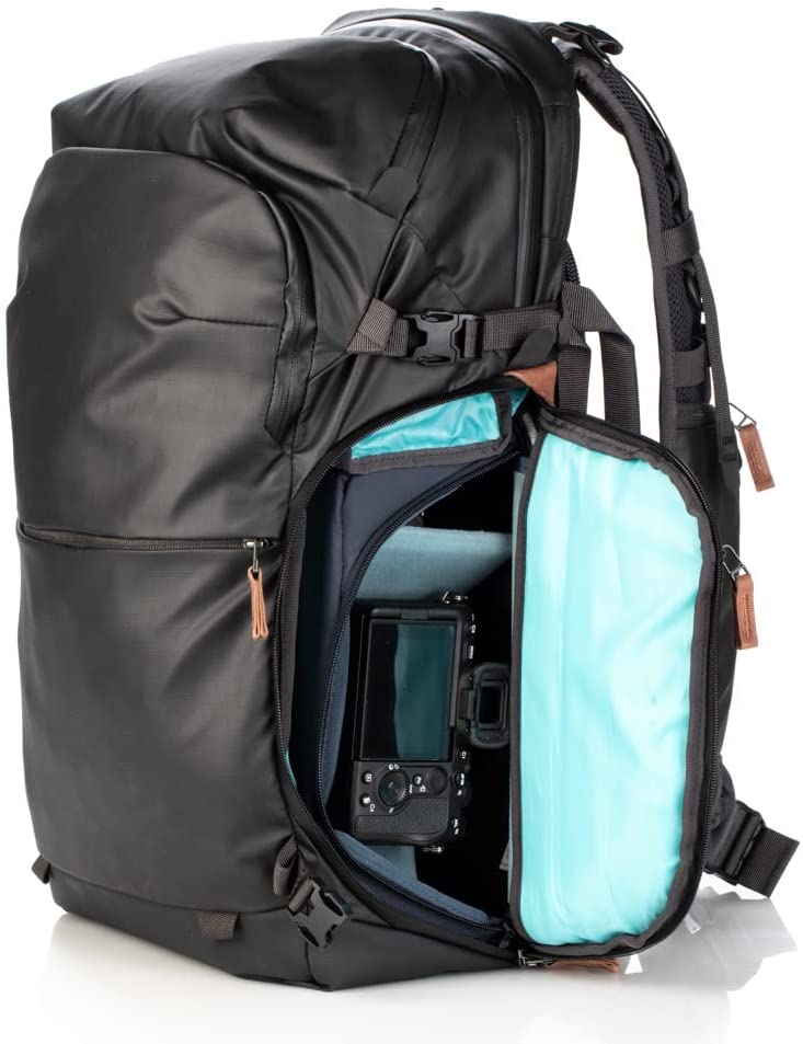 mochila con acceso lateral a la cámara