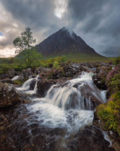 Waterfall glen coe